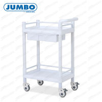 Jenstore JUMBO รถเข็น ABS 2 ชั้น + 1 ลิ้นชัก MDC-2A