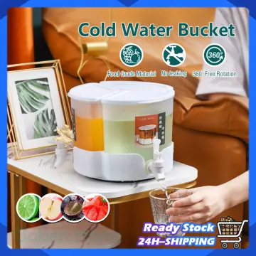 Fridge Beverage Container 5L Cold Kettle With Faucet High Capacity Refrigerator  Liquid Bottle For Families Jar Lemonade Tea Tool - AliExpress