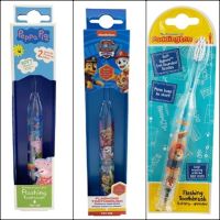 Flashing toothbrush  แปรงสีฟันเด็ก จับเวลาแบบไฟกระพริบ สำหรับเด็ก 3 ปีขึ้นปี  นำเข้าอังกฤษ