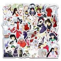 【HOT JJSGWIXLOOWEHG 541】สติกเกอร์ Inuyasha 50ชิ้น/แพ็ค,สเก็ตบอร์ดกันน้ำสติ๊กเกอร์ติดจักรยานแล็ปท็อปกระเป๋ากีตาร์แล็ปท็อปของเล่นเด็ก