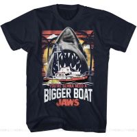 Movie Meg 2 The Trench（Jaws） graphic cotton O-neck T-shirt for men