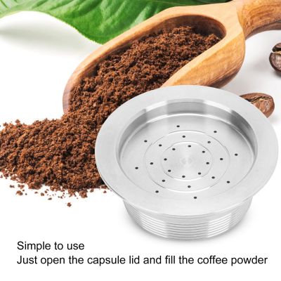 แคปซูลกาแฟแบบนำกลับมาใช้ใหม่ได้กรองแคปซูลกาแฟแคปซูลกาแฟปลอดภัยเหล็กสแตนเลสสำหรับห้องครัว