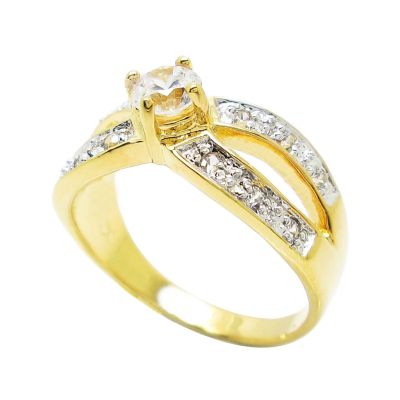แหวนเพชร แหวนเพชร cz ประดับเพชร cz สวยวิ้งวับ แหวนชุบทอง 24k แหวนทองไม่ลอก แหวนทองไม่ดำ แหวนผู้หญิงเท่ ชุบทอง ชุบทองแท้ บริการเก็บเงินปลายทาง
