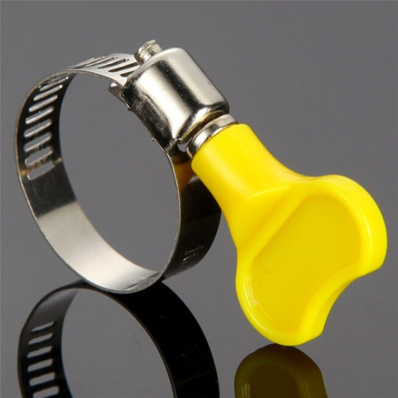 20PCS 16-29mm Type Hose Clamps Plastic Handle Butterfly Hose Clamp Adjustable 