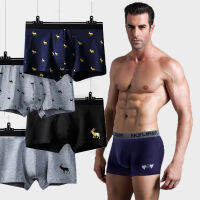 4pcsLot Boxershorts Men Underpants man Male Panties Men Boxer Underwear 100 Cotton Homme Calzoncillos Calecon Plus Size