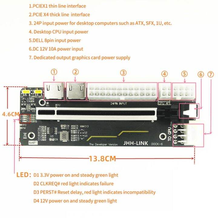 m-2-wifi-external-graphics-card-stand-bracket-replacement-parts-with-pcie-3-0-4x-pci-e-x4-riser-cable-for-itx-stx-nuc-vega64-gtx1080ti