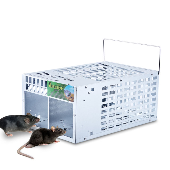 Multi-Catch Large Double-Door Mice Mouse trap Reusable for indoor and  outdoor