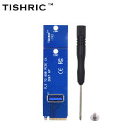 TISHRIC 10Pcs ใหม่ล่าสุด Riser การ์ดอะแดปเตอร์ NGFF M2 M.2 USB 3.0 PCI-E PCI Express ไปยังตัวคูณหญิงสำหรับ BTC Miner Mining