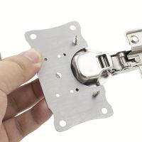 2pc Repair Plate and Hinge Hidden Door Cabinet Hardware Board Furniture Door Hardware Locks