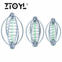 ZTOYL เครื่องให้อาหารตกปลาว่ายน้ำสปริงตะกั่ว Sinker 5cm 6cm 7cm