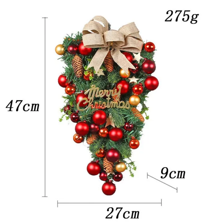 christmas-swag-with-large-ribbon-festive-door-swag-christmas-door-wreath-swag-wreath-decoration-large-ribbon-bows