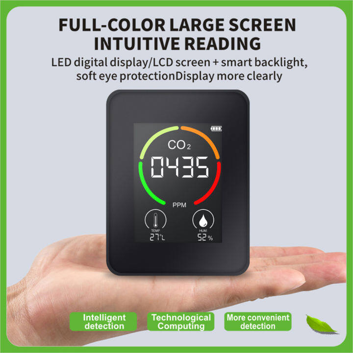 kkmoon-มัลติฟังก์ชั่3in1-co2อุณหภูมิความชื้นอุปกรณ์ตรวจสอบบ้านดิจิตอลครัวเรือนเครื่องตรวจจับคุณภาพอากาศครัวเรือนมลพิษอากาศตรวจสอบจอแสดงผล-lcd-ที่มี-backlit