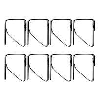 8Pack Stainless Steel Tablecloth Clips Black Picnic Tablecloth Clips Adjustable Anti-Skid Fixed Clip Table Cloth Holder