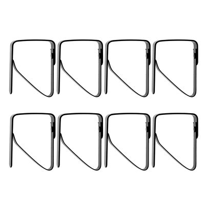 8Pack Stainless Steel Tablecloth Clips Black Picnic Tablecloth Clips Adjustable Anti-Skid Fixed Clip Table Cloth Holder