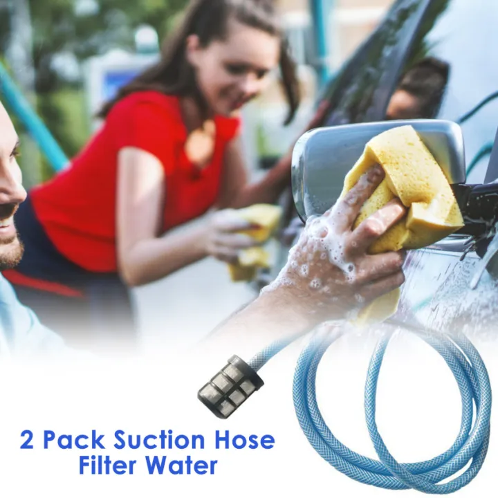 2Pcs Suction Hose Filter Water Pump Suction Filter Water Suction Filter