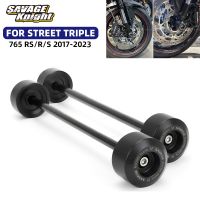 For Street Triple 765 RS/S/R Wheel Axle Fork Crash Slider Protector 765RS 765S 765R Motorcycle Accessories Axle Crash Protector