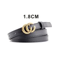 new hot style retro double C couple black belt men and women fashion decoration casual jeans belt female trend