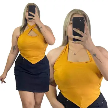 Shop Sleeveless For Women Sexy Blouse For Chubby with great discounts and  prices online - Jan 2024