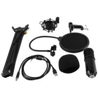 Condenser Microphone Bracket Suspension Microphone Kit Bm800 for Computer Live Recording