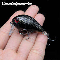 ยี่ห้อเหมือนจริง VIB ลอยตกปลา Lure 4 ซม.8G Pesca Hooks ปลา Wobbler Crankbait ประดิษฐ์ญี่ปุ่น Hard เหยื่อ-Luqiande