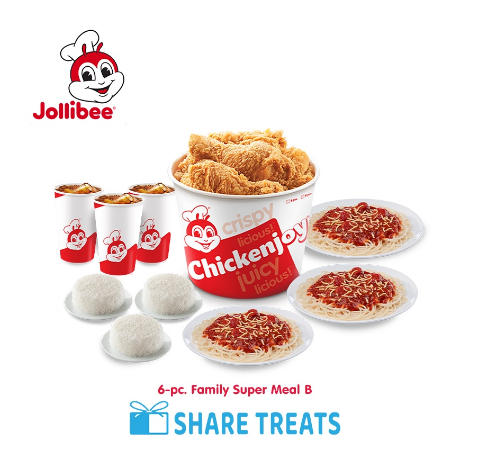 Jollibee 6-pc. Family Super Meal B | Lazada PH