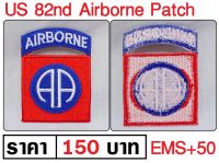 US 82nd Airbornt Patch อาร์มพลร่มอเมริกา