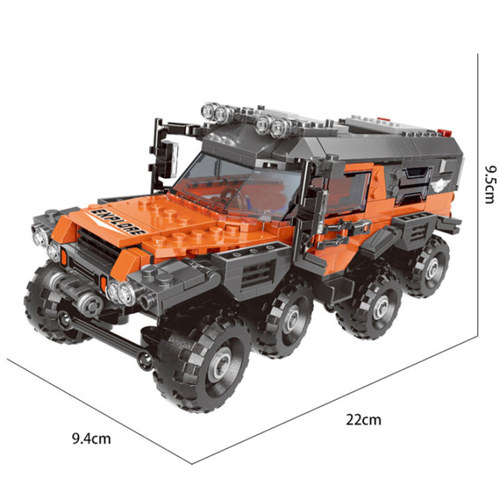 ใหม่-avtoros-shaman-เทคนิคเข้ากันได้เมืองรถจี๊ปรถถนน-suv-ยานพาหนะค่ายสร้างสรรค์รถบรรทุกรุ่นอาคารชุดบล็อก-xingbao