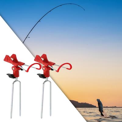 ；‘【； Adjustable Fishing Rod Holder Universal Night Light Outdoor Fishing Support Rod Bracket Fishing Rod Storage Rack Fishing Tools