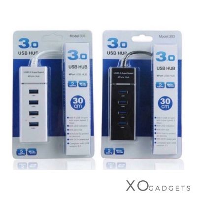 USB HUB  3.0 High speed 4 Port เพิ่มช่องเสียบ USB สายยาว 30CM ฮับ