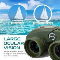 APEXEL HD 10X50 High Power Binoculars with Rangefinder Compass for Hunting Boating Bird Watching Nitrogen Floating Waterproof