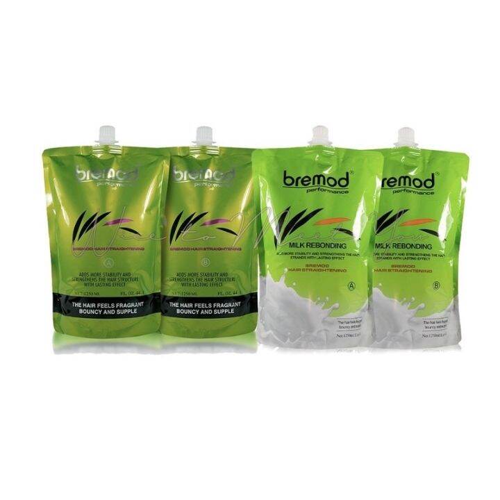Bremod Rebonding Hair ( milk ) Rebonding Straight Set 1250ml Lazada PH