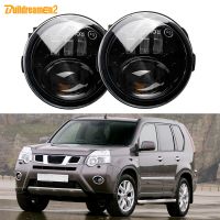 ไฟตัดหมอกแอลอีดี60W H11หมอกกลางวันหน้ารถไฟเดย์ไลท์ DRL สำหรับ Nissan X-Trail Xtail T31 2007 2008 2009 2010 2011 2012 2013 2ชิ้น