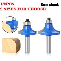 1/2pc 8mm Shank Corner Round Over Bit Round-Over Router Bits เครื่องมือสําหรับงานไม้