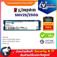 KINGSTON SNV2S/250G 250 GB SSD (เอสเอสดี) KINGSTON NV2 - PCIe 4/NVMe M.2 2280 By Vnix Group