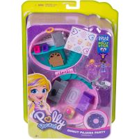 Polly Pocket Pocket World Donut Pajama Party Compact with Donut Shape ตุ๊กตา พอลลี่ พ็อกเก็ต ปาร์ตี้ชุดนอน ทรงโดนัท