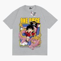 เสื้อยืดคอตตอนฤดูร้อน Tshirt ONE PIECE MONKEY LUFFY DRAGON BALL COVER เสื้อยืดลำลองฤดูร้อน เสื้อยืดคอตตอนฤดูร้อน S-5XL