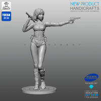 124เรซิ่นชุด Assassin Girl เรซิ่นทหาร Self-Assembled 75MM TD-202008