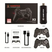 4K HD Video Game Console Built In 10000/40000 Games 3D TV Game Console Double Wireless Controller For PS1