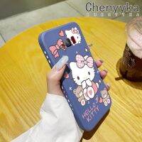 Chenyyka เคส S8ปลอกสำหรับ Samsung S8บวก,เคสลายเฮลโลคิตตี้น่ารักบางดีไซน์ใหม่เคสโทรศัพท์ป้องกันขอบสี่เหลี่ยมเคสนิ่มเคสปลอกซิลิโคนกันกระแทก