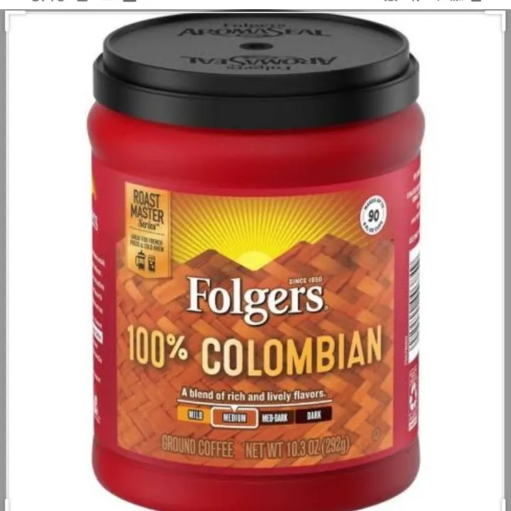 Folger 100 Colombian Coffee, 292g Lazada PH