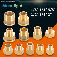 ♣◙✇ Brass 1/8 1/4 3/8 Female to Male Threaded Hex Bushing Reducer Copper Pipe Fitting Water Gas Adapter Coupler Connector