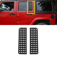 for Jeep Wrangler JK 2007-2017 4-Doors Rear Car Door Triangle Glass Panel Trim Cover Decorative Stickers Car External Accessory