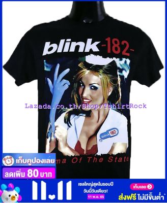 เสื้อวง BLINK-182 บลิงก์-182 ไซส์ยุโรป เสื้อยืดวงดนตรีร็อค เสื้อร็อค  BLK1730 ส่งจาก กทม.
