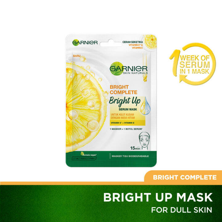 GARNIER Light Complete Bright Up Tone Mask 1S | Lazada