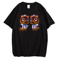 Cloocl Animal Crossing Tshirts Cartoon Anime Cotton Tshirt Funny Animals Clothing