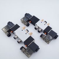 【hot】✓☏  4V120-06 4V130C 4V220-08 4V230C-08 4V320-10 4V420 valves with Muffler connector 4mm/6mm/8mm/10mm/12mm 5/2 5/3 way solenoid valve