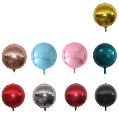 1Pcs/Set 22Inch 4D Giant Round Aluminum Foil Balloon For Wedding Engagement Birthday Anniversary Baby Shower Decorations Balloons