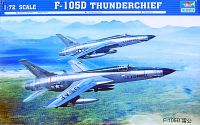 พลาสติก โมเดล ประกอบ TRUMPETER สเกล1/72 F-105D Thunderchief