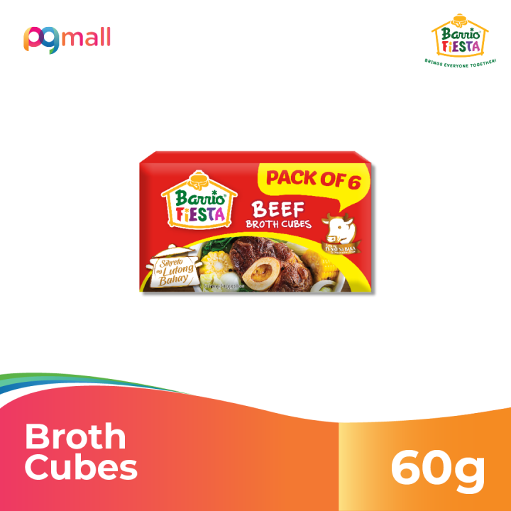 Barrio Fiesta Beef Broth Cubes 60g Fg001212 Lazada Ph