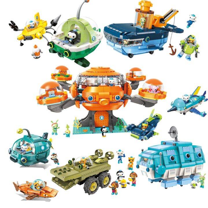 ENLIGHTEN The Octonauts Fortress Series Building Block Legoing ...